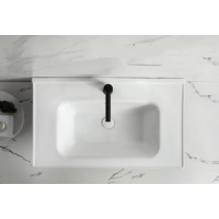 Ceramic Cabinet Basin - Rectangle Series 700 Waterproof Rim Design